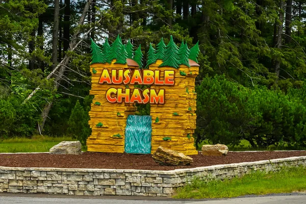 Ausable Chasm New York August 2020 Ausable Chasm Upstate New — Stockfoto