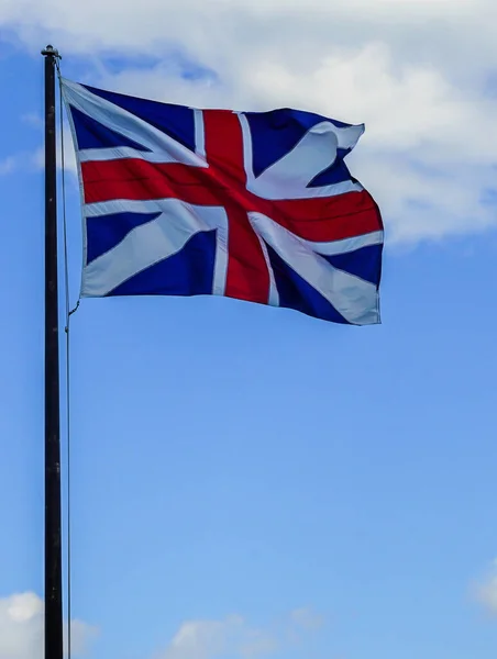 Drapeau Britannique Fort Crown Point Dans État New York — Photo