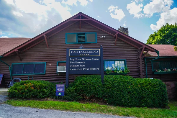 Ticonderoga New York August 2020 Historic Fort Ticonderoga Upstate New — Stock Photo, Image