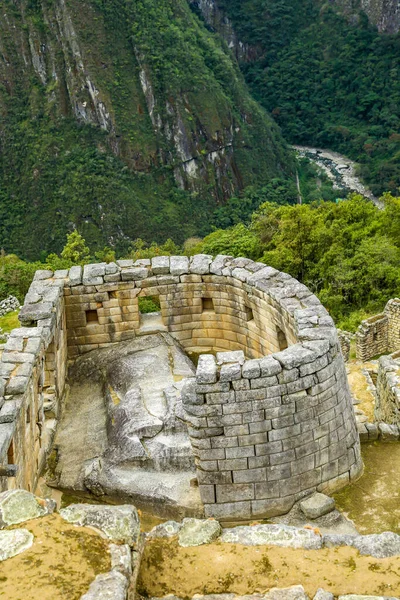 Templo Del Cóndor Machu Picchu Perú Patrimonio Humanidad Por Unesco — Foto de Stock