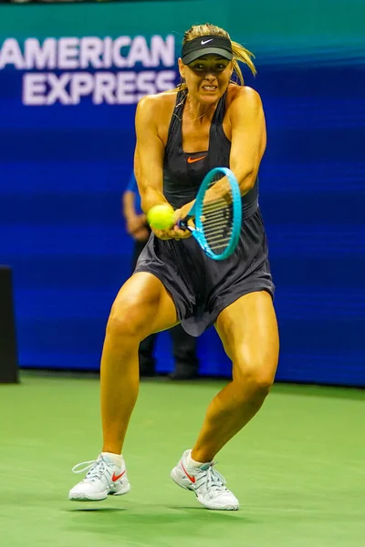 New York August 2019 Die Fünfmalige Grand Slam Siegerin Maria — Stockfoto