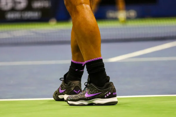 Nova Iorque Agosto 2019 Campeão Grand Slam Rafael Nadal Espanha — Fotografia de Stock