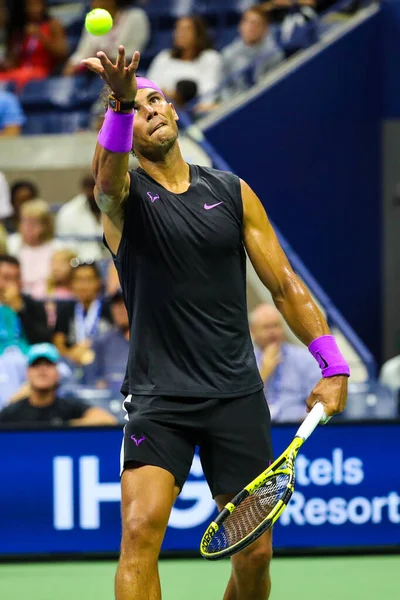 Nueva York Agosto 2019 Veces Campeón Del Grand Slam Rafael — Foto de Stock