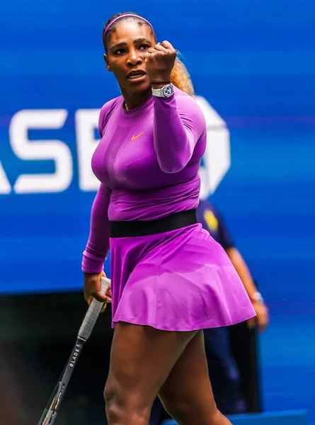 New York Eylül 2019 Grand Slam Şampiyonu Serena Williams Billie — Stok fotoğraf