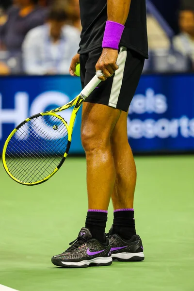 Nova Iorque Agosto 2019 Campeão Grand Slam Rafael Nadal Espanha — Fotografia de Stock