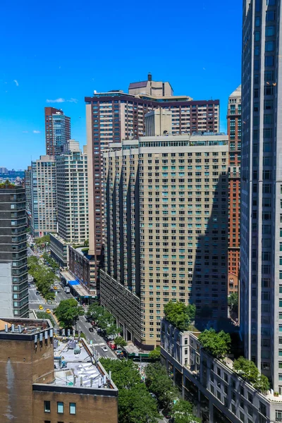 New York July 2017 Aerial View 8Th Avenue New York — Stock Photo, Image