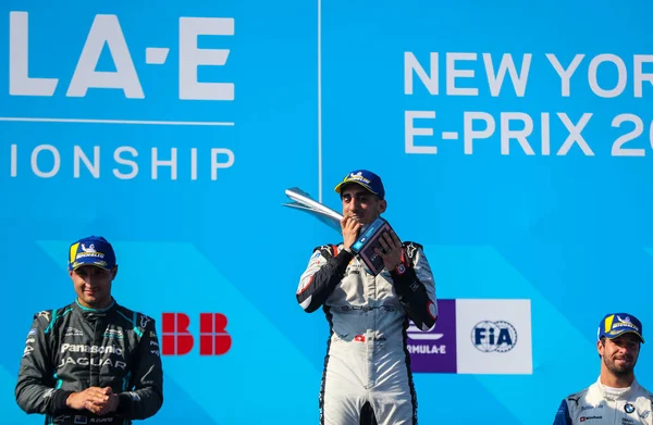 New York Lipiec 2019 Sebastien Buemi Sui Nissan Dams Team — Zdjęcie stockowe