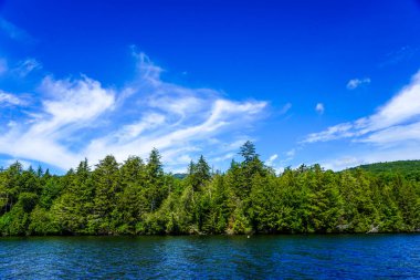 New York Eyaletlerindeki Güzel Lake Placid Adirondack Dağları