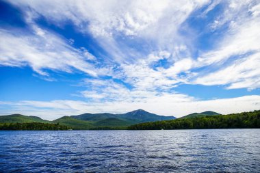New York Eyaletlerindeki Güzel Lake Placid Adirondack Dağları
