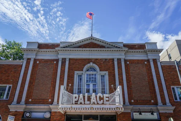 Lake Placid New York Août 2020 Palace Theater Lake Placid — Photo