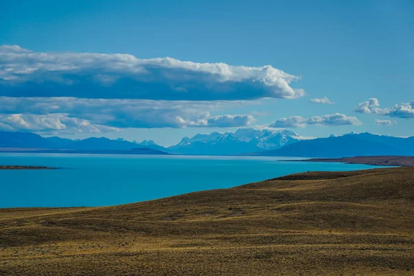 Widok Lago Argentino Argentyńskiej Patagonii — Zdjęcie stockowe