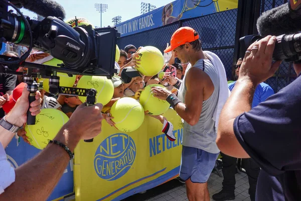 Nowość York Wrzesień 2019 Mistrz Wielkiego Szlema Rafael Nadal Hiszpanii — Zdjęcie stockowe