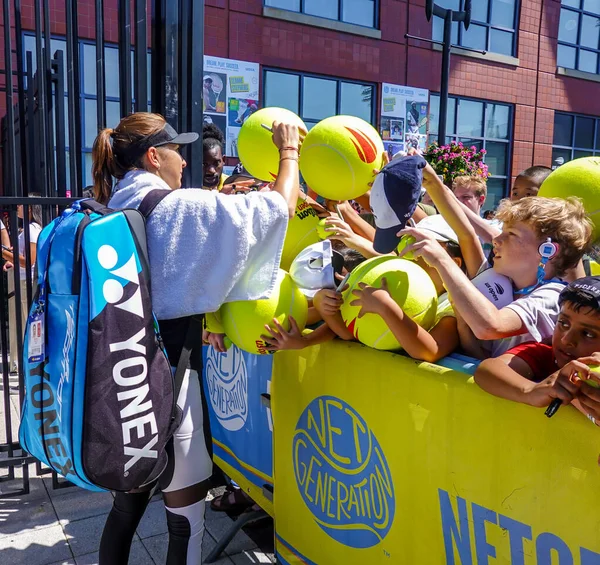 New York September 2019 Professionele Tennisser Belinda Bencic Uit Zwitserland — Stockfoto