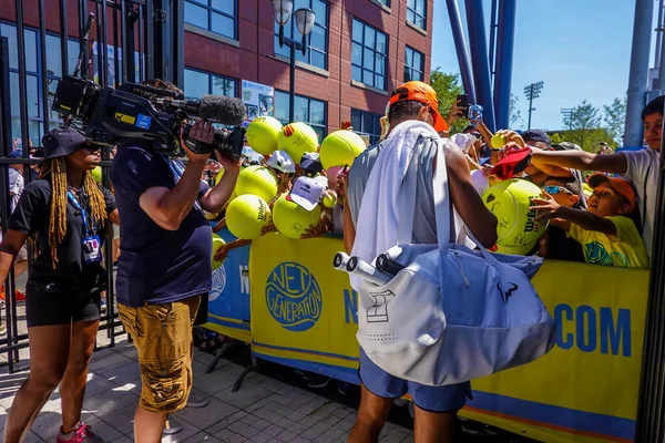 Nueva York Septiembre 2019 Campeón Del Grand Slam Rafael Nadal — Foto de Stock