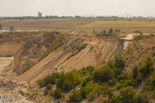 Карьеры Юго Восточной Европе Разломы Земной Коре Промышленная Добыча — стоковое фото