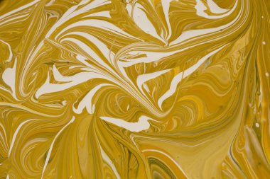 Farklı renklerde akrilik boya karıştırma. Marbleized.