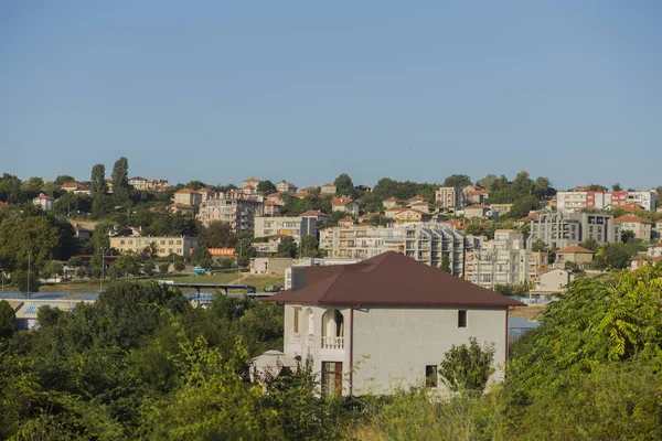 Bulharská Letoviska Létě Městě Byala Ranním Slunci Evropská Rekreační Oblast — Stock fotografie