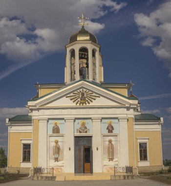 Ortodoks Kilisesi, St. Alexander Nevsky. Bender Kalesi. Anıtın Doğu Avrupa mimarisinin.