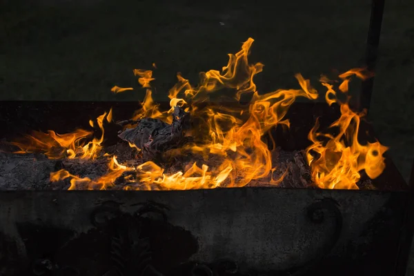 Płonący Ogień Dokumenty Spalanie Taniec Ognia Duchów Zapłonu Papieru — Zdjęcie stockowe