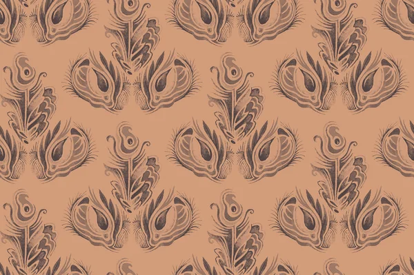 Bezszwowe Wzór Tkaniny Projekt Druku Dla Tekstylne Tkaniny Tapety Tła — Zdjęcie stockowe