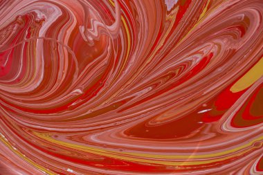 Boya kompozit rengi üretirken çekilmiş fotoğraflar. Akrilik boyayı farklı renklerde karıştırıyorum. Marbleleştirilmiş.