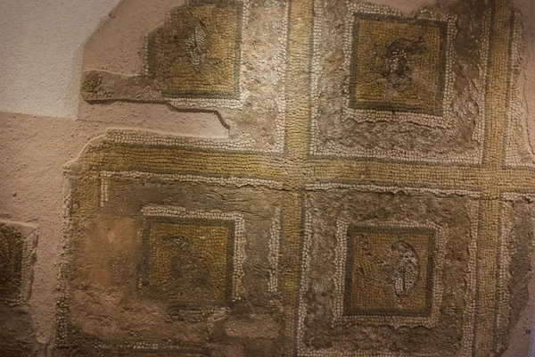 Bizantyjska Mozaika Ozdoba Wykonana Plasterki Smalta — Zdjęcie stockowe