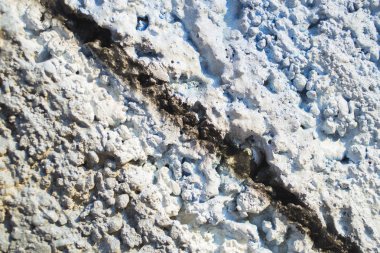 Çimento duvar dokusu. Beton duvar boya ile lekeli. Ayrıntı grafiti.