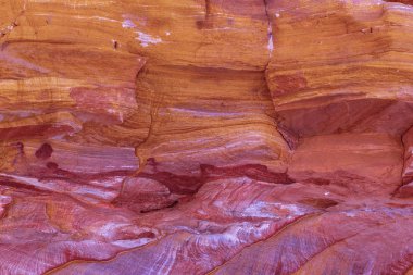 Renkli Kanyon, Sina yarımadasında bir kaya oluşumudur. Nuweiba, Mısır manzarası.