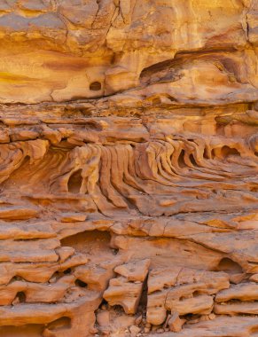 Renkli Kanyon, Sina yarımadasında bir kaya oluşumudur. Nuweiba, Mısır manzarası.