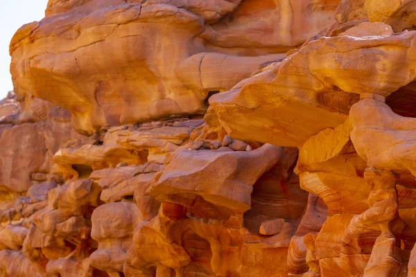 Coloured Canyon is a rock formation on Sinai peninsula. Sights of Nuweiba, Egypt.