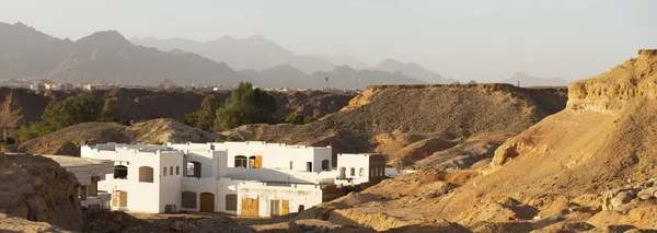 Sharm Sheikh Atardecer Afueras Ciudad Egipto Montañas Península Del Sinaí — Foto de Stock