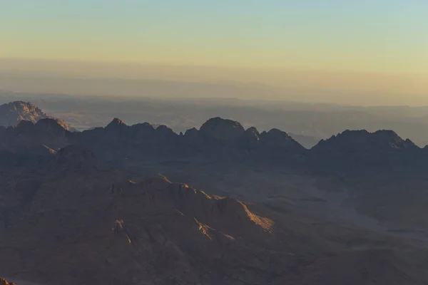 Єгипет Гору Сінай Сходом Сонця Гора Хориві Gabal Муса Гора — стокове фото