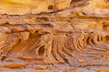 Renkli Kanyon, Sina yarımadasında bir kaya oluşumudur. Nuweiba, Mısır manzarası.