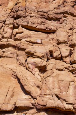 Renkli Kanyon, Sina yarımadasında bir kaya oluşumudur. Nuweiba, Mısır manzarası.