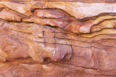 Renkli Kanyon, Sina yarımadasında bir kaya oluşumudur. Nuweiba, Mısır manzarası.