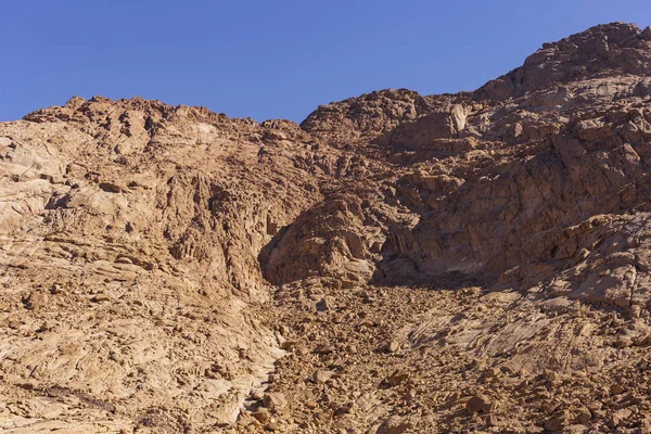 Egipto Monte Sinaí Por Mañana Amanecer Monte Horeb Gabal Musa —  Fotos de Stock