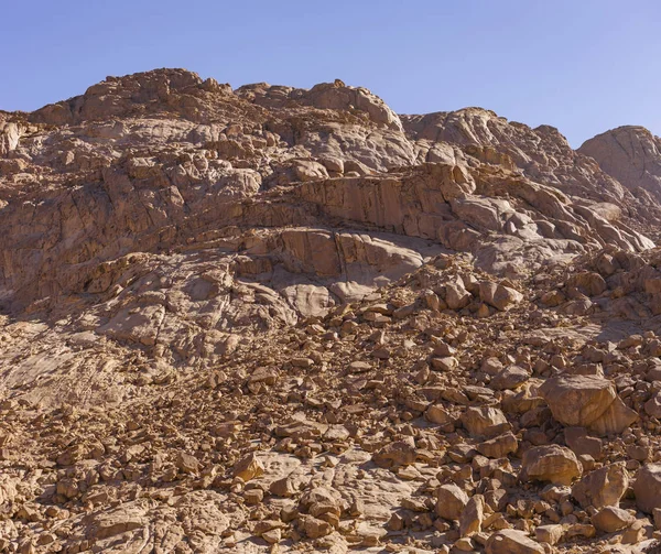 Egypte Berg Sinaï Ochtend Bij Zonsopgang Mount Horeb Gabal Musa — Stockfoto