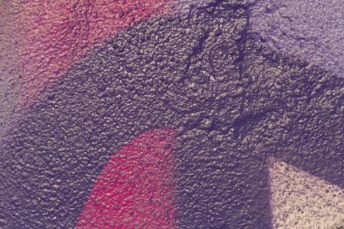 Çimento duvar dokusu. Beton duvar boya ile lekeli. Ayrıntı grafiti.