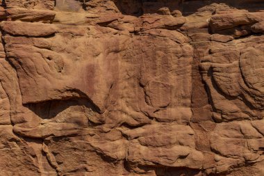 Renkli Kanyon, Sina yarımadasında bir kaya oluşumudur. Nuweiba, Mısır manzarası.