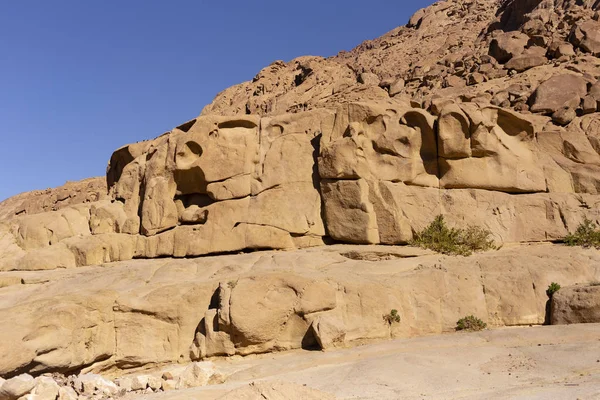 Egypten Berget Sinai Morgonen Soluppgången Berget Horeb Gabal Musa Moses — Stockfoto