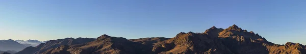 Ägypten Mount Sinai Morgen Bei Sonnenaufgang Mount Horeb Gabal Musa — Stockfoto