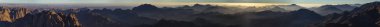 Mısır. Mount Sinai gündoğumu sabah. (Mount Horeb, Gabal Musa, Moses Mount). Hac yeri ve ünlü turistik hedef.