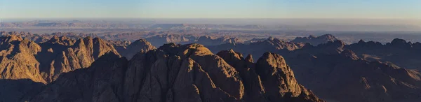 Ägypten Mount Sinai Morgen Bei Sonnenaufgang Mount Horeb Gabal Musa — Stockfoto