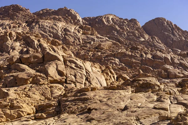 Egipto Monte Sinaí Por Mañana Amanecer Monte Horeb Gabal Musa —  Fotos de Stock