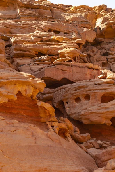 Coloured Canyon Ist Eine Felsformation Auf Der Sinai Halbinsel Sehenswürdigkeiten — Stockfoto