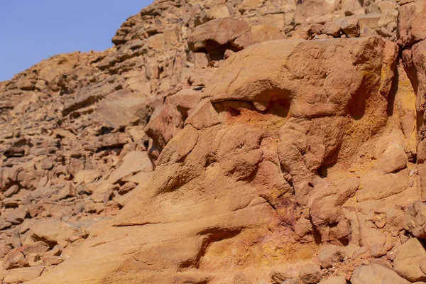 Coloured Canyon Klippformation Sinaihalvön Sevärdheter Nuweiba Egypten — Stockfoto