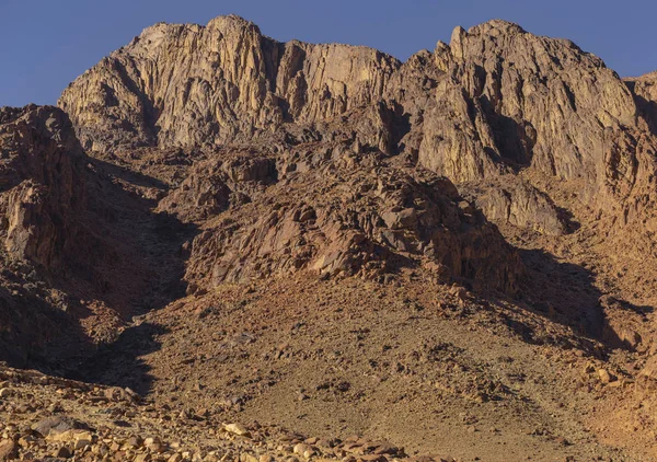 Egypt Mount Sinai Morning Sunrise Mount Horeb Gabal Musa Moses — Stock Photo, Image