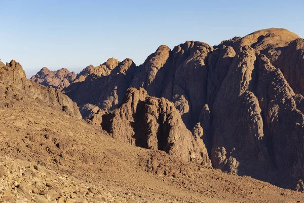 Egypt Mount Sinai Morning Sunrise Mount Horeb Gabal Musa Moses — Stock Photo, Image