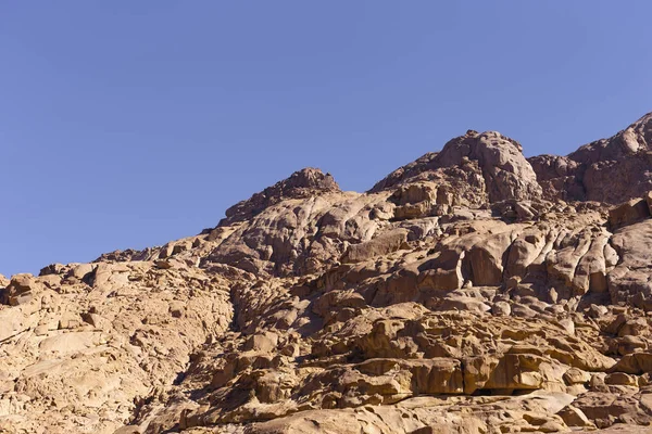 Egyiptom Mount Sinai Reggel Napkeltekor Mount Horeb Geráné Musa Mózes — Stock Fotó
