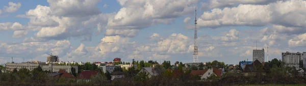 Nos Arredores Chisinau Panorama Com Capital Moldávia Céu Nublado Antes — Fotografia de Stock